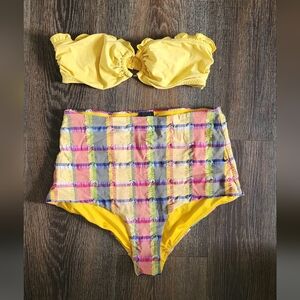 & Other Stories Colorful Plaid Bikini 4/6